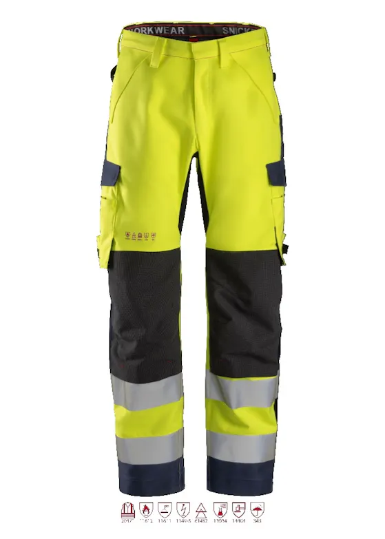 Snickers Workwear ProtecWork: wasserdichte Shellhosen, Klasse 2 - 6563