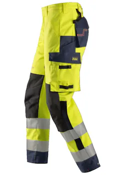 Snickers Workwear ProtecWork waterdichte shellbroeken Klasse 2 - 6563 miniatuur