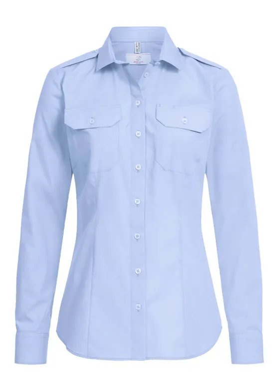 Greiff 6570 Pilotenbluse, Regular Fit, Damen-Essentials - Simple