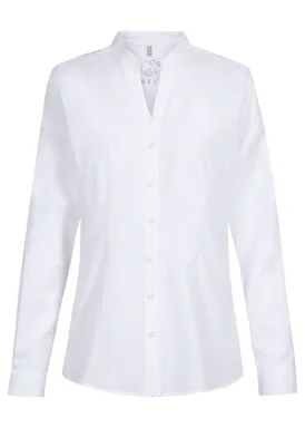 Greiff RF Landhaus 65720 Bluse mit Stehkragen 1/1 Regular Fit für Damen