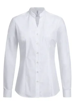 Greiff 6572 Blouse Opstaande Kraag Regular Fit Dames Essentials - Basic