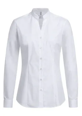 Greiff 6572 Damenbluse mit Stehkragen, Regular-Fit, Essentials - Basic