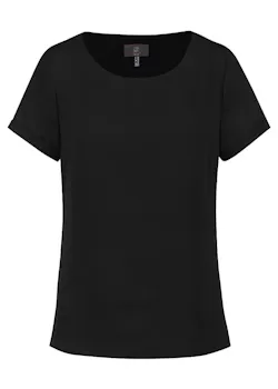 Greiff 6577 Blouse Dames Korte Mouw Regular Fit Essentials - Chiffon miniatuur