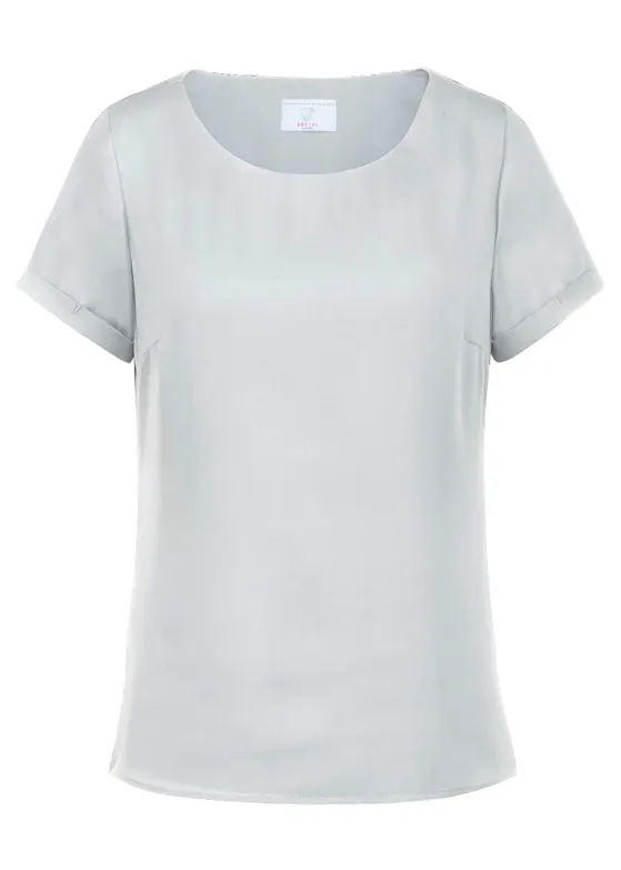 Greiff 6577 Damenbluse, kurze Ärmel, Regular Fit Essentials - Chiffon