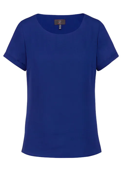 Greiff 6577 Blouse Dames Korte Mouw Regular Fit Essentials - Chiffon