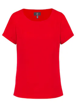 Greiff 6577 Blouse Dames Korte Mouw Regular Fit Essentials - Chiffon miniatuur