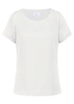 Greiff 6577 Blouse Dames Korte Mouw Regular Fit Essentials - Chiffon miniatuur