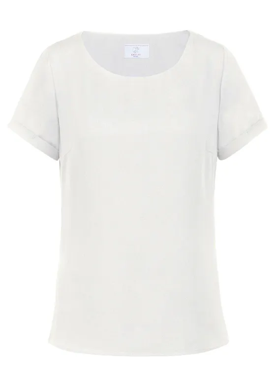 Greiff 6577 Damenbluse, kurze Ärmel, Regular Fit Essentials - Chiffon