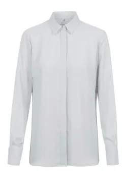 Greiff 6580 Blouse Verdekte Knopen Regular Fit Dames Essentials - Chiffon