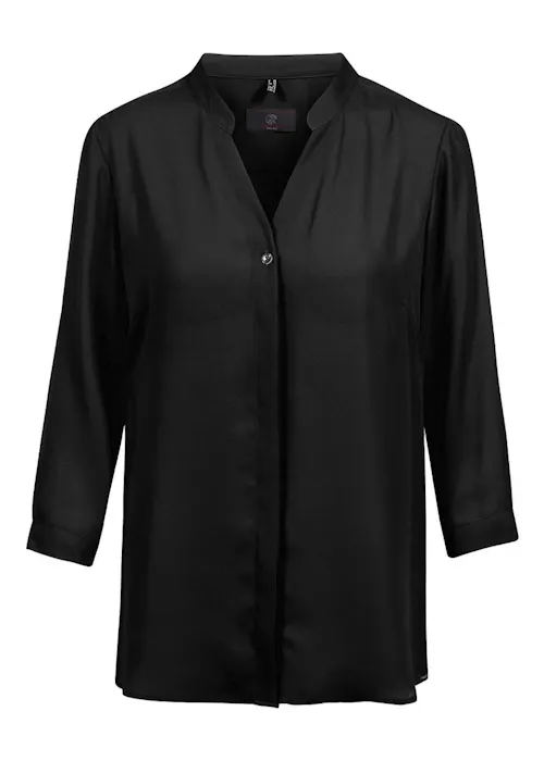 Greiff 6586 Blouse Chiffon Driekwart Mouw Regular Fit Dames Essentials - Chiffon