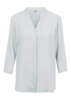 Greiff 6586 Blouse Chiffon Driekwart Mouw Regular Fit Dames Essentials - Chiffon miniatuur