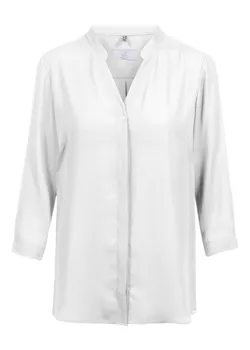 Greiff 6586 Blouse Chiffon Driekwart Mouw Regular Fit Dames Essentials - Chiffon miniatuur