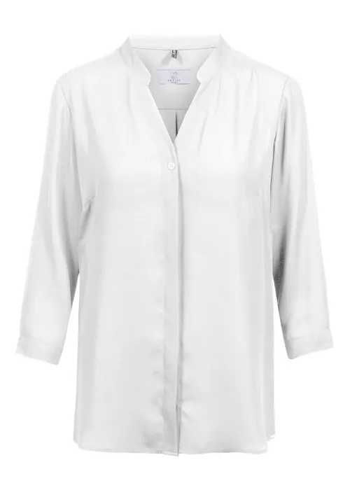 Greiff 6586 Blouse Chiffon Driekwart Mouw Regular Fit Dames Essentials - Chiffon