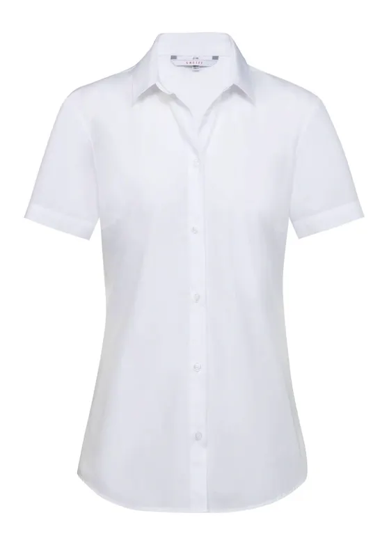 Greiff 6599 Kurzarmbluse, Regular-Fit, Damen, Essentials - Simple