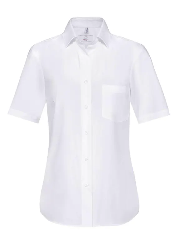 Greiff Damenbluse mit kurzen Ärmeln, Basic-Comfort-Fit - 6651