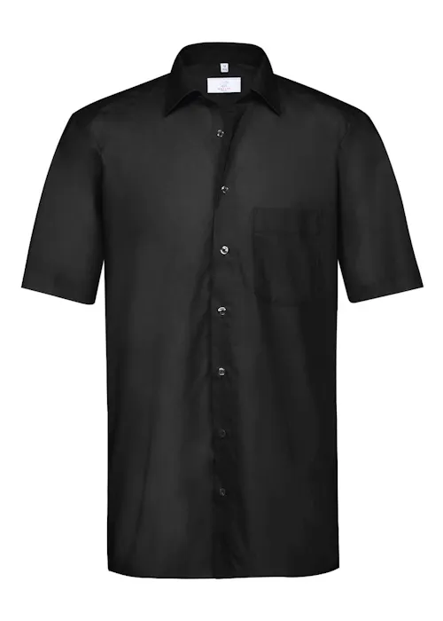 Greiff 6665 Overhemd Korte Mouw New Kent Kraag Regular Fit Essentials - Basic
