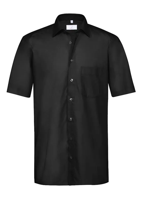 Greiff 6665 Hemd, kurzärmelig, New-Kent-Kragen, Regular Fit Essentials - Basic