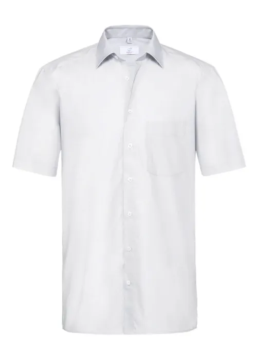Greiff 6665 Overhemd Korte Mouw New Kent Kraag Regular Fit Essentials - Basic