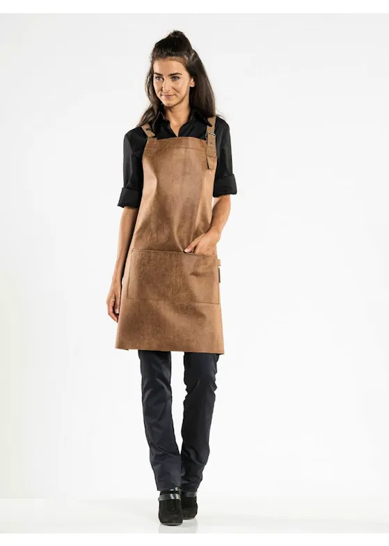 Chaud Devant Regular Leather Schort Bourbon Gold