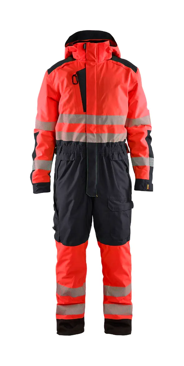 Hohe Sichtbarkeit Rot/Schwarz