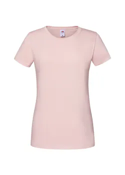 Fruit of The Loom F186 Iconic T-shirt 195 Ringspun Premium Regular Fit Dames miniatuur