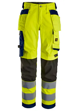 Snickers High-Vis Stretchbroek met Holsterzakken Dames Klasse 2 - 6743