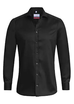 Greiff 6760 Overhemd Opengewerkte Kraag Slim Fit Essentials - Premium