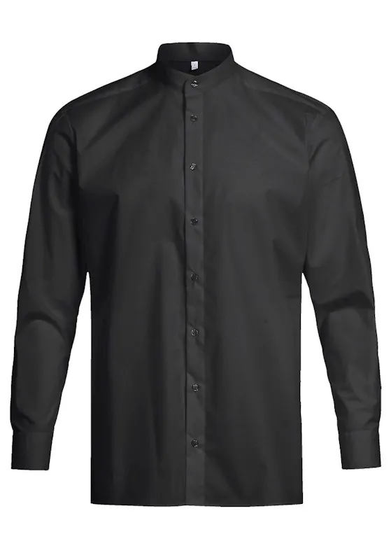 Greiff 6772 Overhemd Opstaande Kraag Regular Fit Essentials - Basic