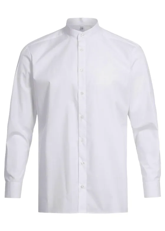 Greiff 6772 Overhemd Opstaande Kraag Regular Fit Essentials - Basic