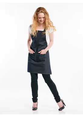 Chaud Devant Fusion Schürze Black Denim