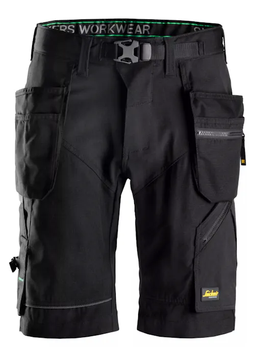 Snickers Workwear FlexiWork, Korte Broek+ met holsterzakken 6904