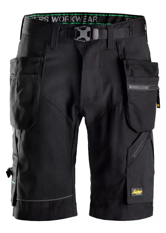 Snickers Workwear FlexiWork, Korte Broek+ met holsterzakken 6904