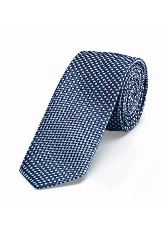 Greiff Slimline-Krawatte mit Muster – 6918