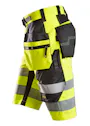 Snickers Workwear FlexiWork, High-Vis kurze Hose+ mit Holstertaschen, Klasse 1 - 6933 Vorschaubild