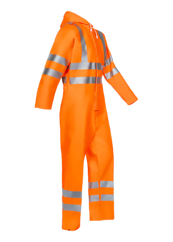 Sioen Etna 6936A2F01 Warnschutz-Regenoverall, reflektierend, wasserdicht