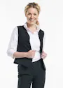 Chaud Devant Dames Zwart Gilet miniatuur