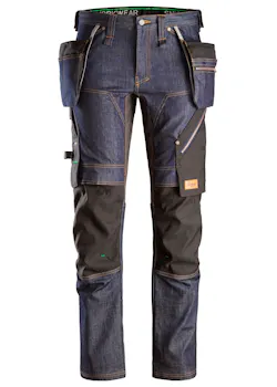 Snickers Workwear FlexiWork Denim Werkbroek met Holsterzakken 6955 miniatuur