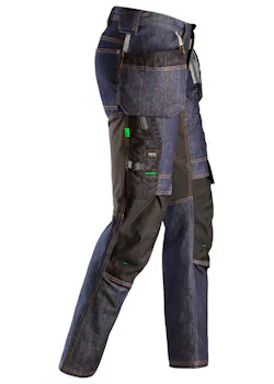 Snickers Workwear FlexiWork Denim Werkbroek met Holsterzakken 6955 miniatuur