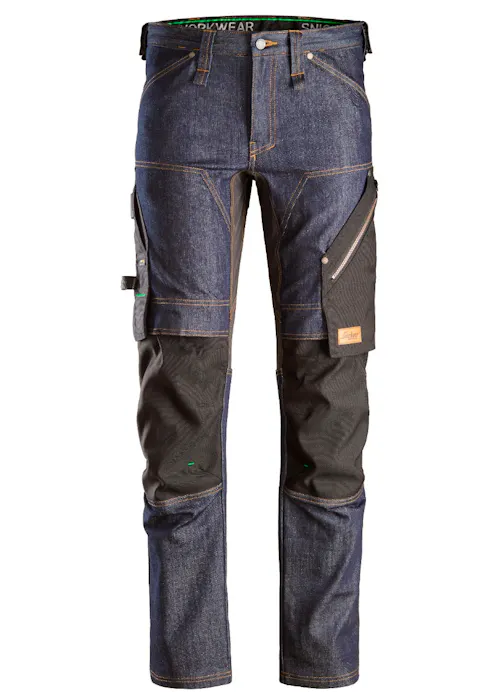 Snickers Workwear , FlexiWork Denim Werkbroek+ 6956