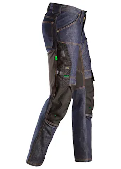 Snickers Workwear , FlexiWork Denim Werkbroek+ 6956 miniatuur
