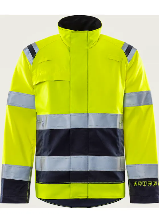 Fristads Flamestat 4160 Arbeitsjacke, Stretch, High-Vis, Klasse 3, ATHF, flammhemmend