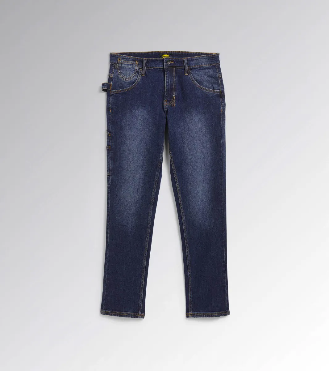 Blauer Jeansstoff