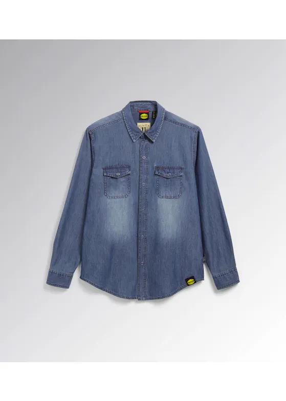 Diadora 702.171663 Denim-Shirt, atmungsaktiv Regular Passform