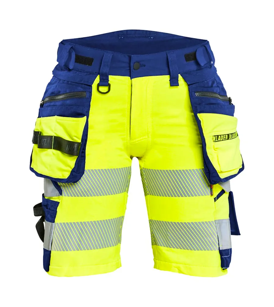 High Vis Geel/Marineblauw
