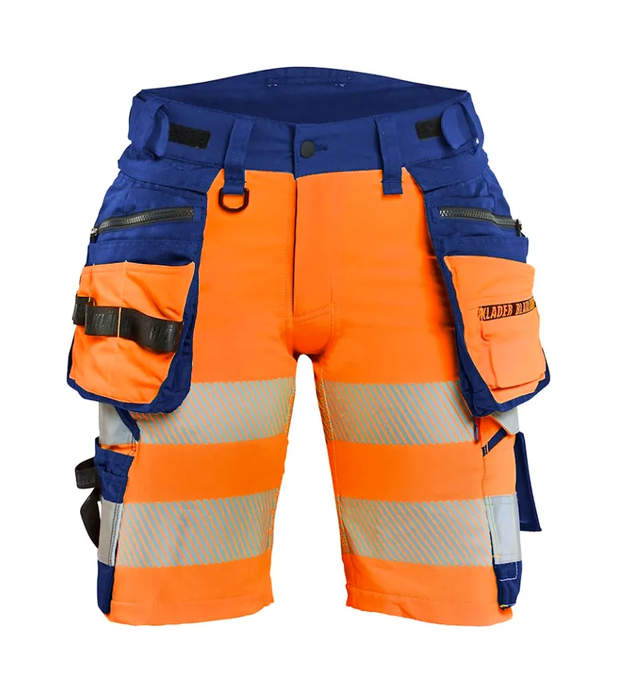 High Vis Oranje/Marineblauw