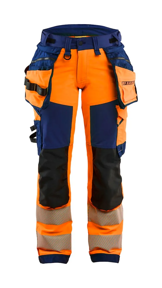 High Vis Oranje/Marineblauw