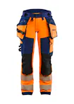 High Vis Oranje/Marineblauw