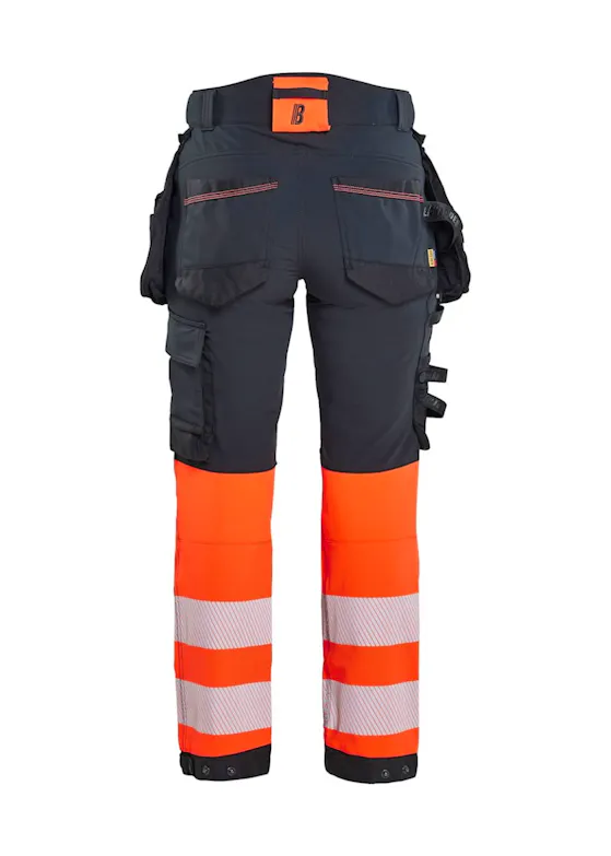 Blaklader 7025 Dames High Vis Werkbroek 4-Weg Stretch