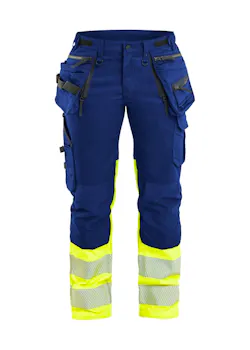 Blaklader 7030 Dames High Vis Werkbroek Stretch miniatuur
