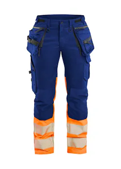 Blaklader 7030 Dames High Vis Werkbroek Stretch miniatuur